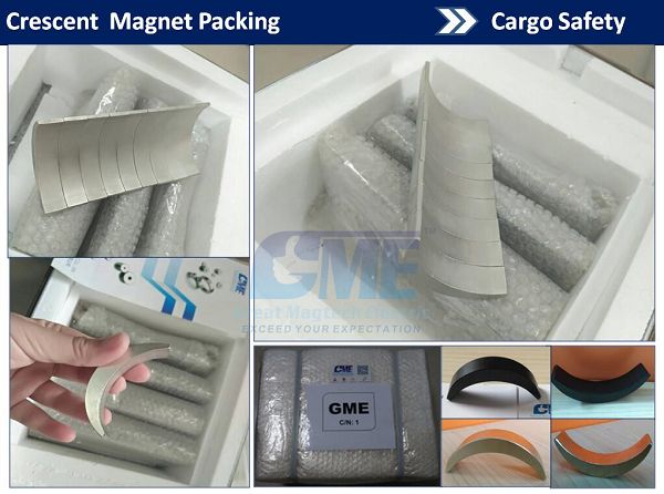Crescent magnets for motors arc magnet Crescent magnets for motors arc magnet