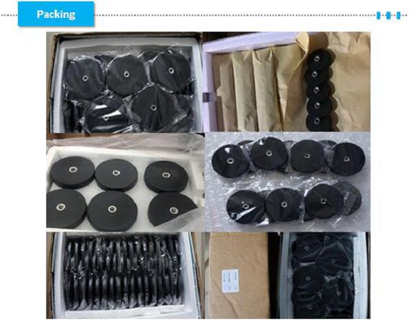 External thread pot Rubber Coated Magnets