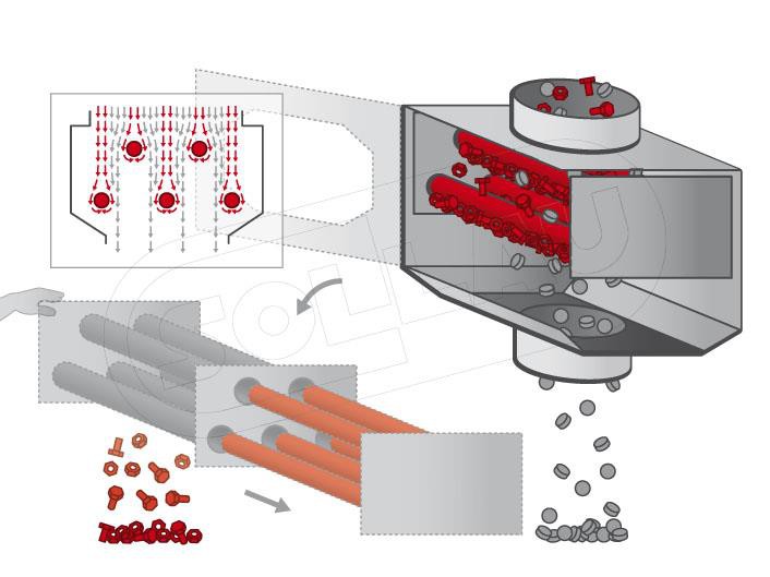 How Drawer Magnetic separator work
